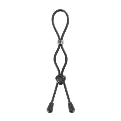 Dvigubas reguliuojamas penio ir sėklidžių žiedas (silikonas) - 38 cm