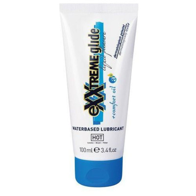 Vandens pagrindo lubrikantas eXXtreme Glide + komforto aliejus A+, 100 ml