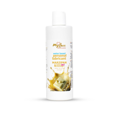 Lubrikantas ir masažo aliejus 2in1 „MyLove“ Marcipanas, 300 ml
