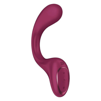 Satisfyer G for Goddess 2 (vyno raudona) – G taško ir klitorio vibratorius