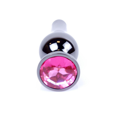 MyLove Toys - Jewellery Dark Silver BUTT PLUG- Pink