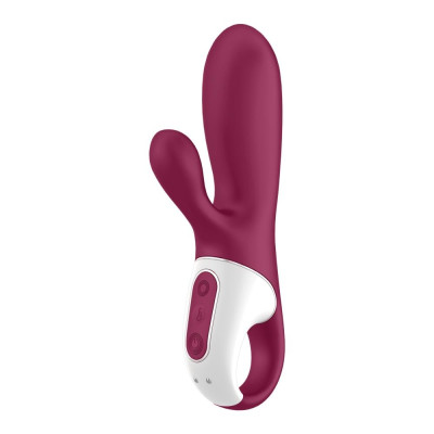 Vibratorius "Hot Bunny" – Bluetooth kiškučiukas, įkraunamas