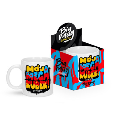 Didelis 800 ml puodelis „Mano Mega Puodelis“ – erotinis puodelis
