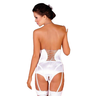 Korsetas Lalia baltas S/M – Apatinis trikotažas | Elegancija ir komfortas