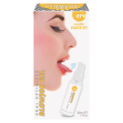 Oralinis valgomas gelis Blowjob Vanilla 50 ml – vanilės skonis