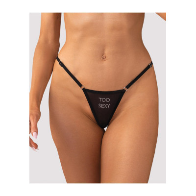 Stringai „Per Daug Seksuali“ permat. tinklelis L/XL | Apatinis trikotažas