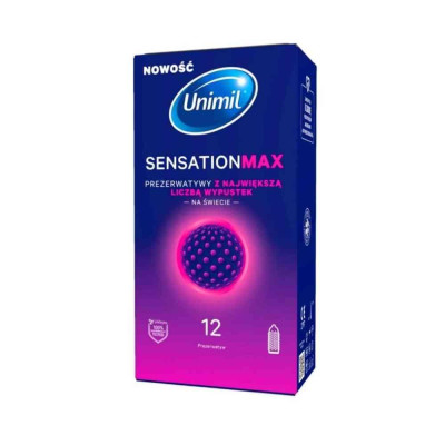 Unimil Sensation prezervatyvai 12 vnt. – maksimalus stimuliavimas
