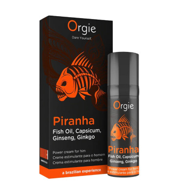 Kremas erekcijai Piranha Galia 15 ml – šildantis stimulantas
