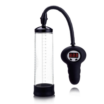 Vakuuminis elektrinis siurblys vyrams Powerpump – įkraunamas, LED ekranas