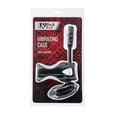 Penio žiedas su vibracija ir klitorio stimuliacija – silikoninis 14,5 cm