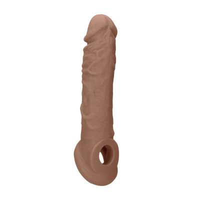 Penio prailgintojas 20 cm — realistiškas movos antgalis, Skin TPE