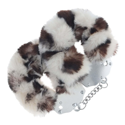 Pliušiniai antrankiai „Snieginis leopardas“ – sustiprinti su užraktu