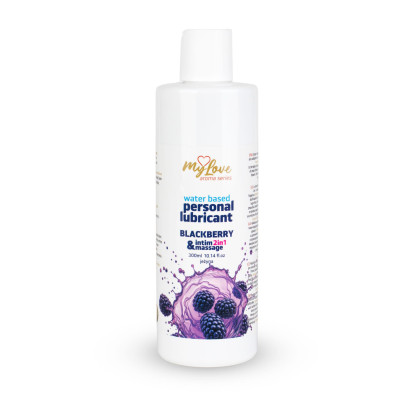 Vandens pagrindo lubrikantas-masažo aliejus 2in1 MyLove — Gervuogė 300 ml