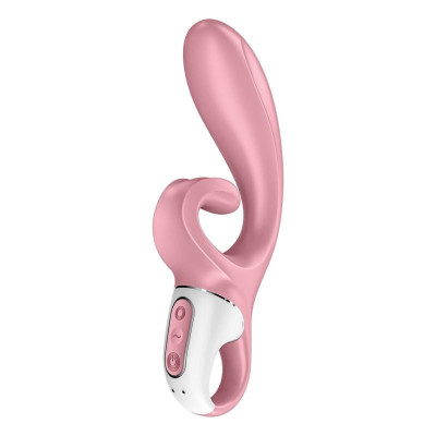 G taško vibratorius Satisfyer Hug Me Connect – įkraunamas, rožinis