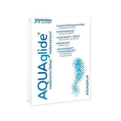 Vandens pagrindo lubrikantas Gel-Aqua Glide 6 x 3 ml — 6 porcijos