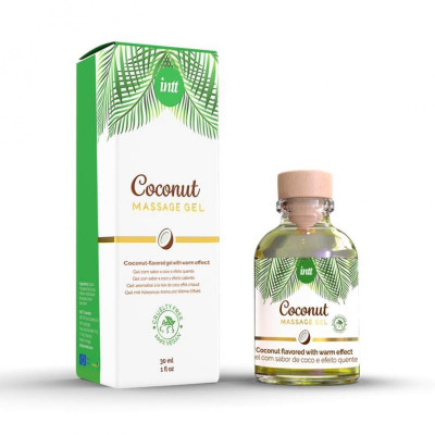 Masažo gelis „Kokosas“ veganiškas 30 ml – masažo aliejai