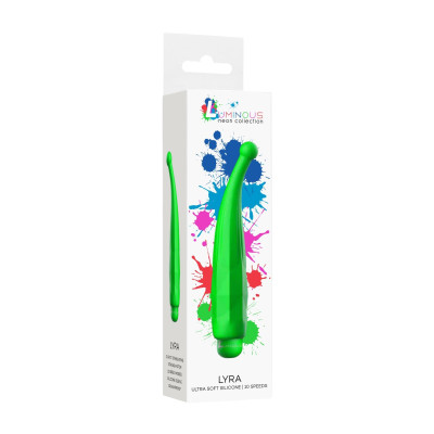 Lyra - ABS Bullet With Sleeve - 10-Speeds - Green
