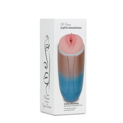Masturbatorius Glow Touch – dvigubas silikoninis, 36 režimai