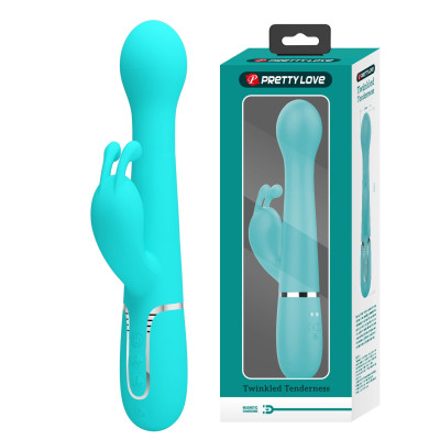 Vibratorius kiškučiukas Pretty Love Dejon – 7 vibr., 4 stūm., 4 sukimai