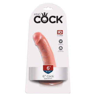 Dildo CyberSkin 17 cm kūno spalvos su siurbtuku – 6"