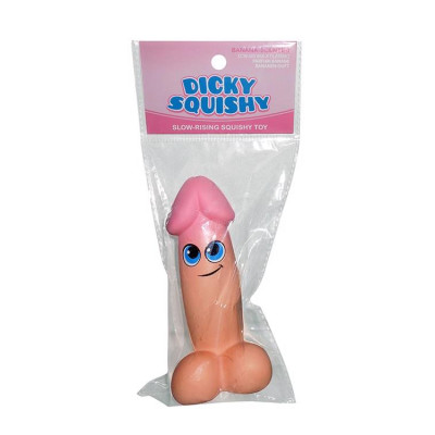 Minkštas vibracinis spaudžiukas „Dicky“ – kvepiantis bananais | Erotinės Dovanos