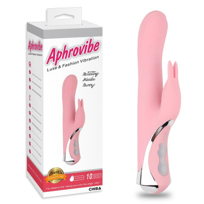 Triušio formos vibratorius Aphrovibe Bunny – Vibratoriai kiškučiai