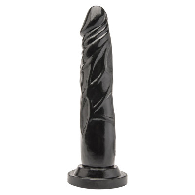Realistinis dildo Dong 18 cm – juodas | Get Real