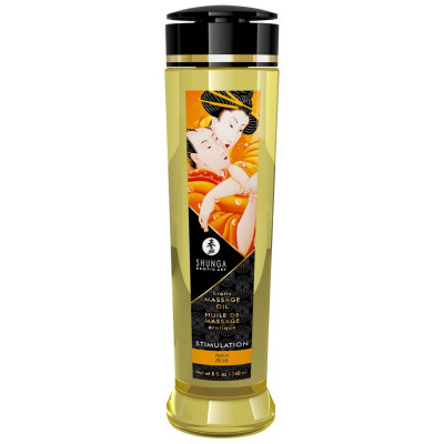 Masažo aliejus Stimuliacija — persikų aromatas, 240 ml