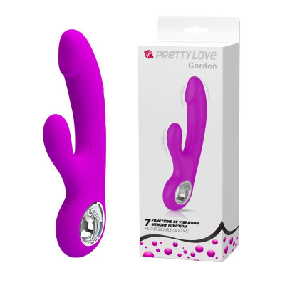 G taško vibratorius Pretty Love Gordon USB — 7 režimai | G taško vibratoriai