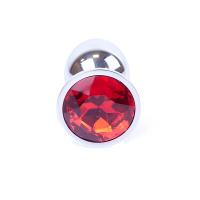 Plug-Jewellery Silver PLUG- Red