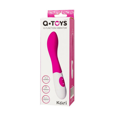 G taško vibratorius Kari – silikoninis, 10 režimų, 11.8 cm