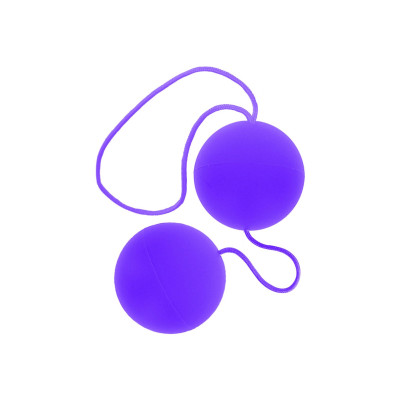Meilės kamuoliukai Funky – violetiniai, be vibracijos