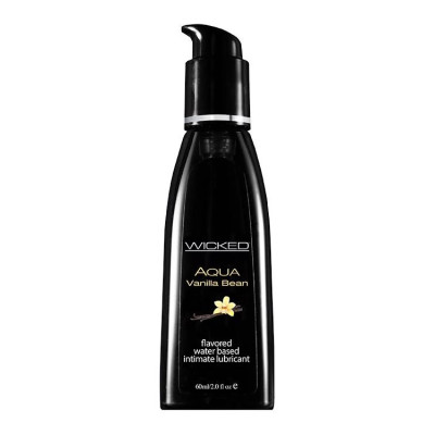 Skoninis lubrikantas Wicked Aqua – vanilės pupelės, 60 ml