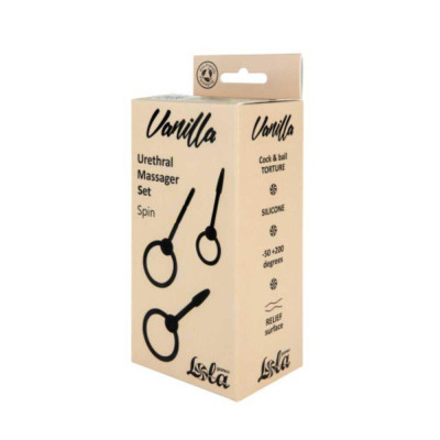 Uretralinis masažuoklių rinkinys Vanilla Twist – medicininis silikonas