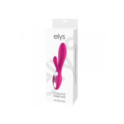 Vibratorius „Elys“ – įgaubtas kiškutis klitoriui ir makščiai (USB)