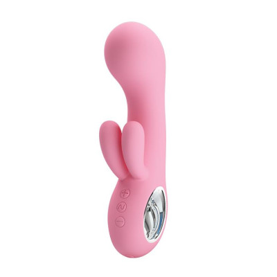 Vibratorius kiškučiukas Pretty Love Chris — 7 režimai, USB įkrovimas