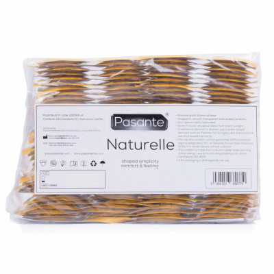 Prezervatyvai Pasante Naturelle 144 vnt – klasika & komfortas