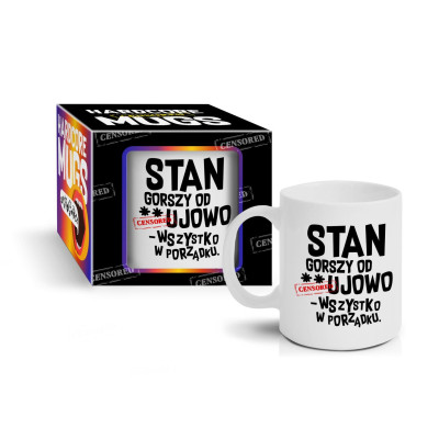 Erotinis puodelis "Boss" 300 ml – Hardcore Mugs (būklė prastesnė)