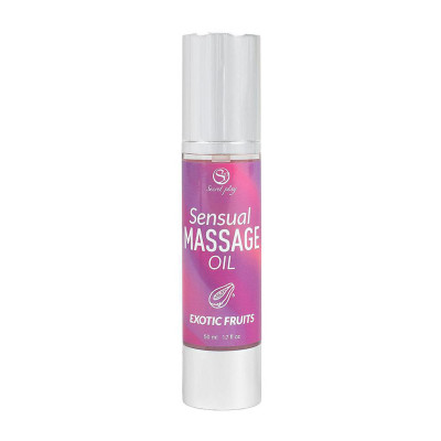 Masažo aliejus „Egzotiniai vaisiai“ 50 ml – drėkinantis, erotinis