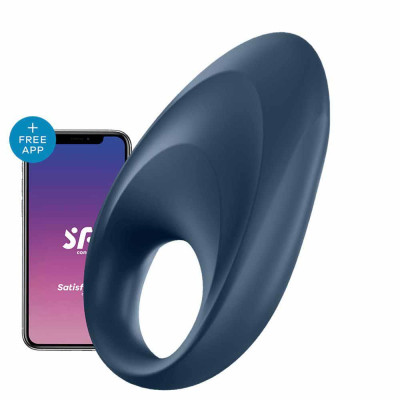 Penio žiedas Satisfyer Mighty One – vibruojantis, programėlės valdomas