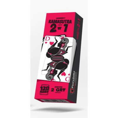 Erotinis kortų žaidimas Kamasutra 2 viename (120 kortų)