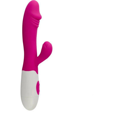 G taško vibratorius Billy G – silikoninis 20 cm, 10 greičių (rožinis)