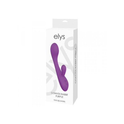 Vibratorius Elys – išgaubtas triušis, USB įkraunamas, atsparus vandeniui