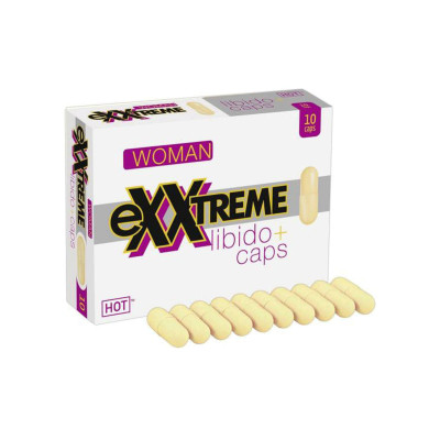 Libido kapsulės moterims Exxtreme Libido+ 10 vnt. | Stimuliuojanti kosmetika