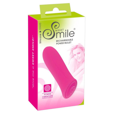 Mini vibratorius Sweet Smile Power Bullet 7 režimų | Įkraunamas
