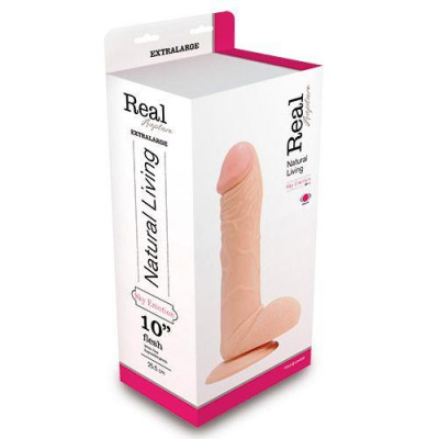 Wibrator-VIBRATORE REALISTICO REAL RAPTURE FLESH 10"