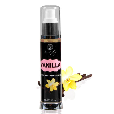 Šildantis vanilinis lubrikantas ir masažo aliejus 50 ml