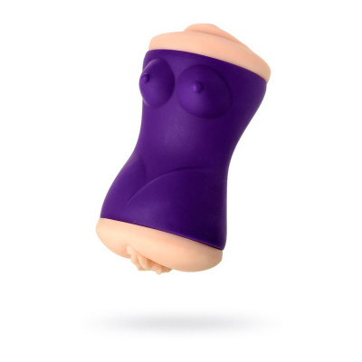 Dvigubas masturbatorius (2 angos) TPR 17,5 cm – realistiškas malonumas