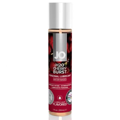 Vandens pagrindo lubrikantas H2O (Vyšnia), 30 ml – skonis be poskonio