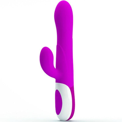 G taško vibratorius Pretty Love Dempsey — USB, 7 režimai, rožinis